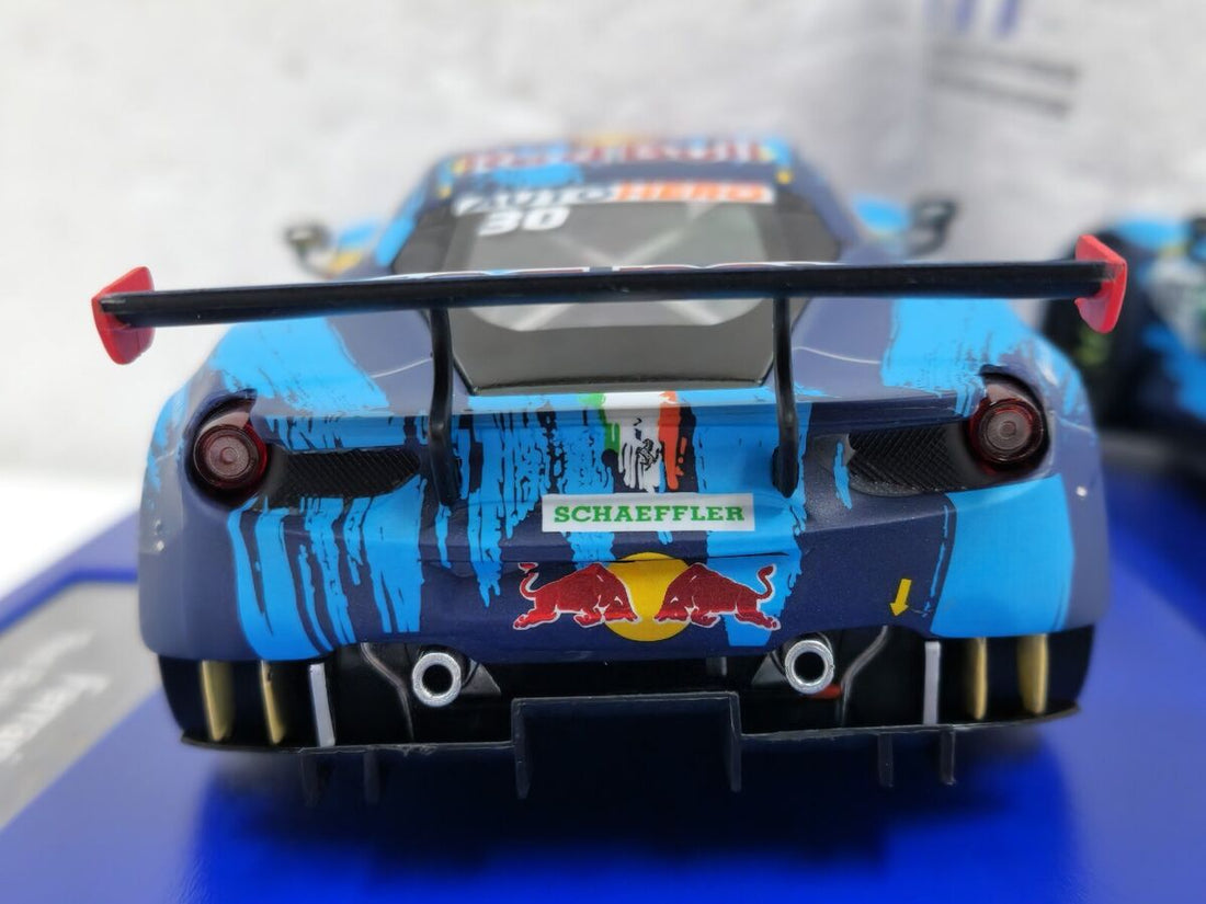 Ferrari 488 GT3 "Red Bull AF Corse, No 30" DTM Carrera 1:32 Digital Slot Car by Carrera 20031032 Rear view