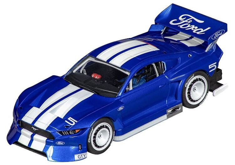 Ford Mustang GTY "#5" Digital 1:32 Scale Digital Slot Car by Carrera 20031082 Close Up View