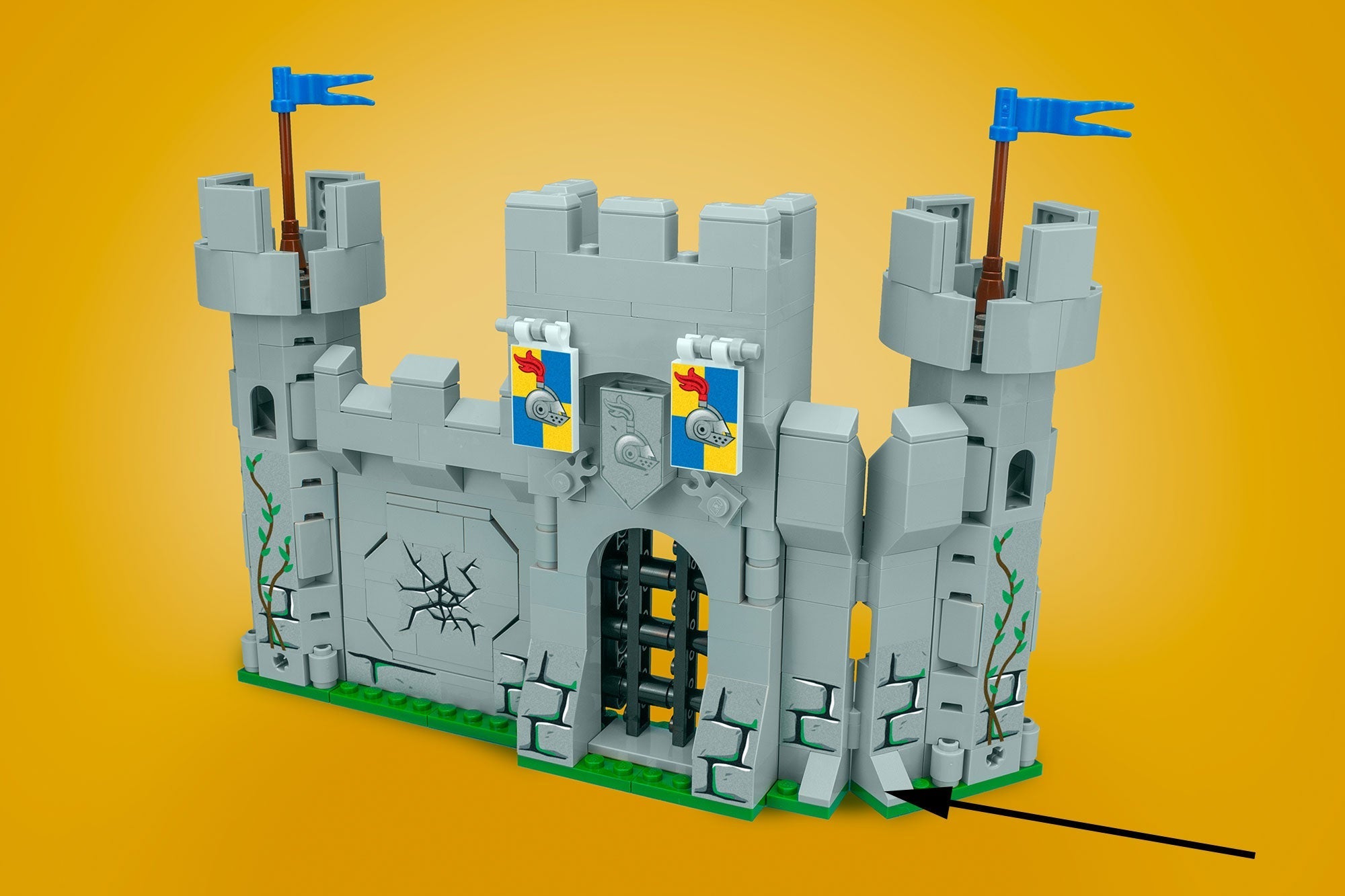 Castle Corner / Curve - Custom Castle Modular Building Set 3