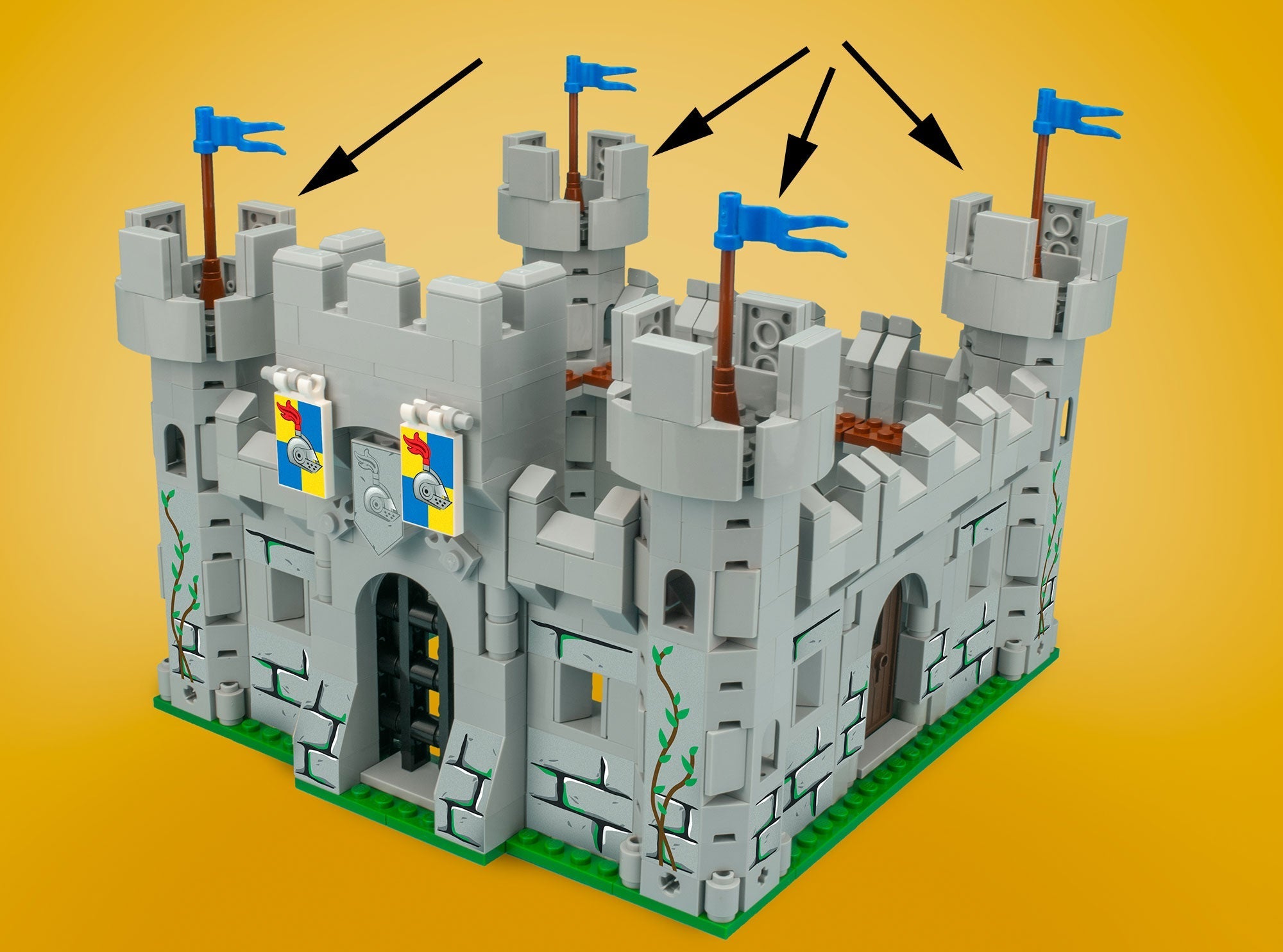 Castle Tower - Custom Castle Modular Building Set 3