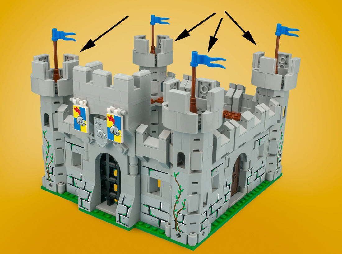 Castle Tower - Custom Castle Modular Building Set 3
