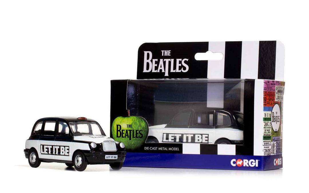 The Beatles London Taxi - Let it Be 1:36 Diecast by Corgi | CC85926 Car and Package View