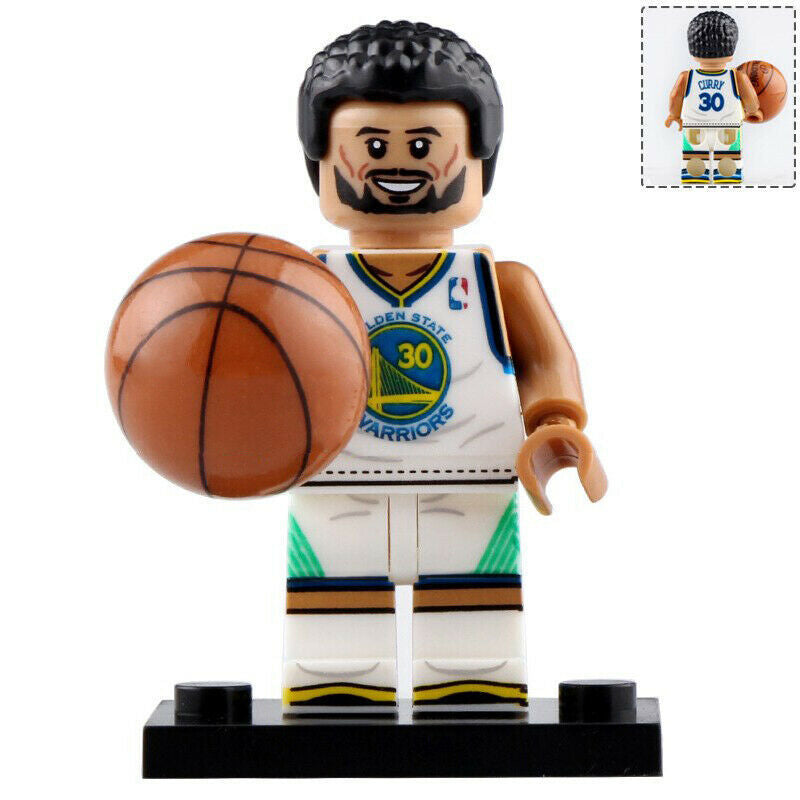 Stephen Curry (Golden State Warriors White) Minifigure - NBA