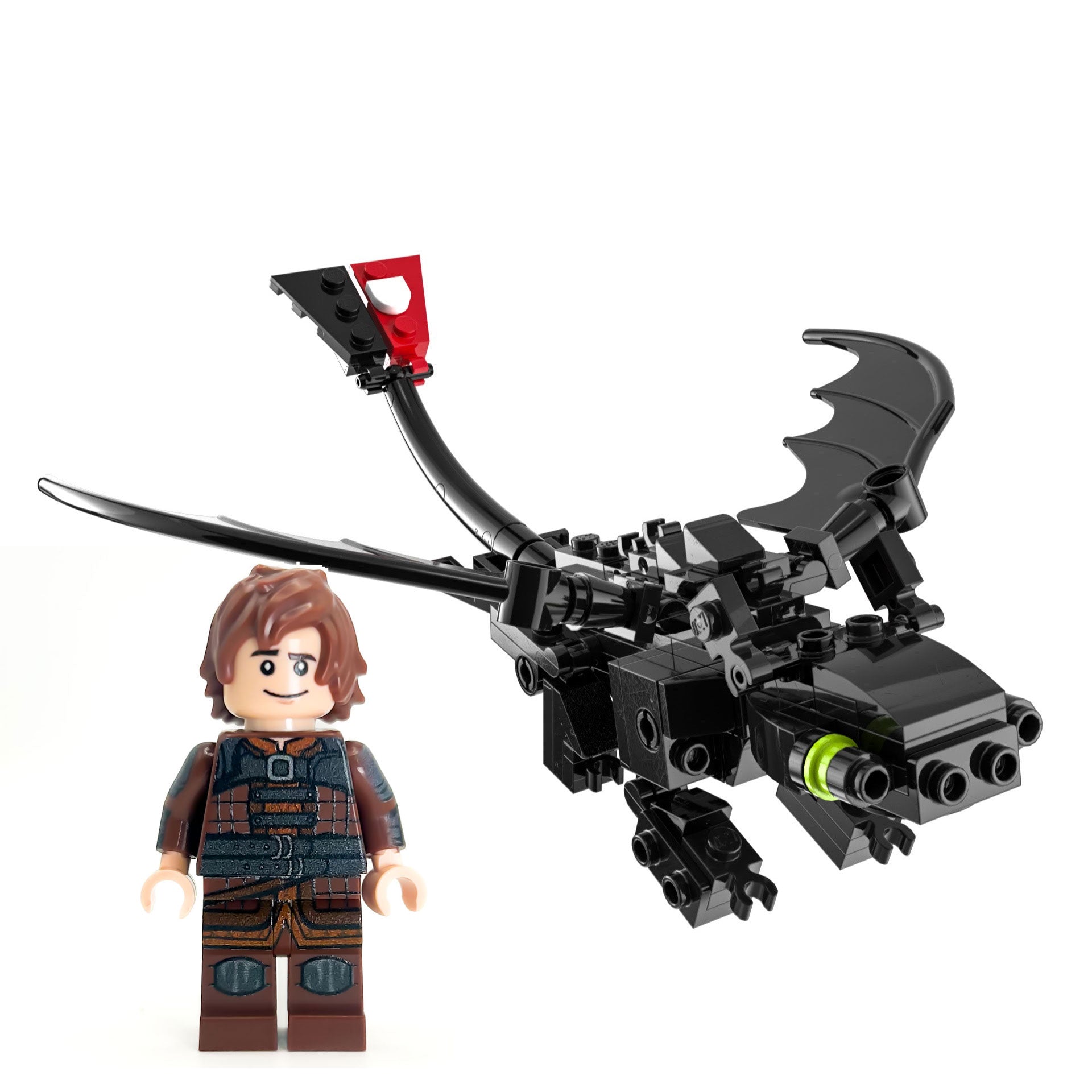 Night Dragon - Custom MOC made using LEGO parts