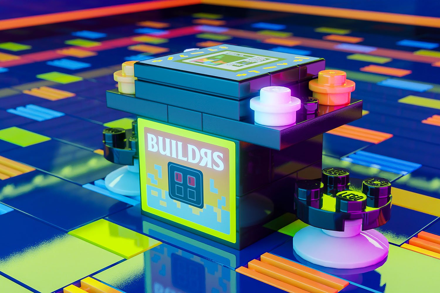 Buildᴙs 2-Player Classic Arcade made using LEGO parts - B3 Customs 2