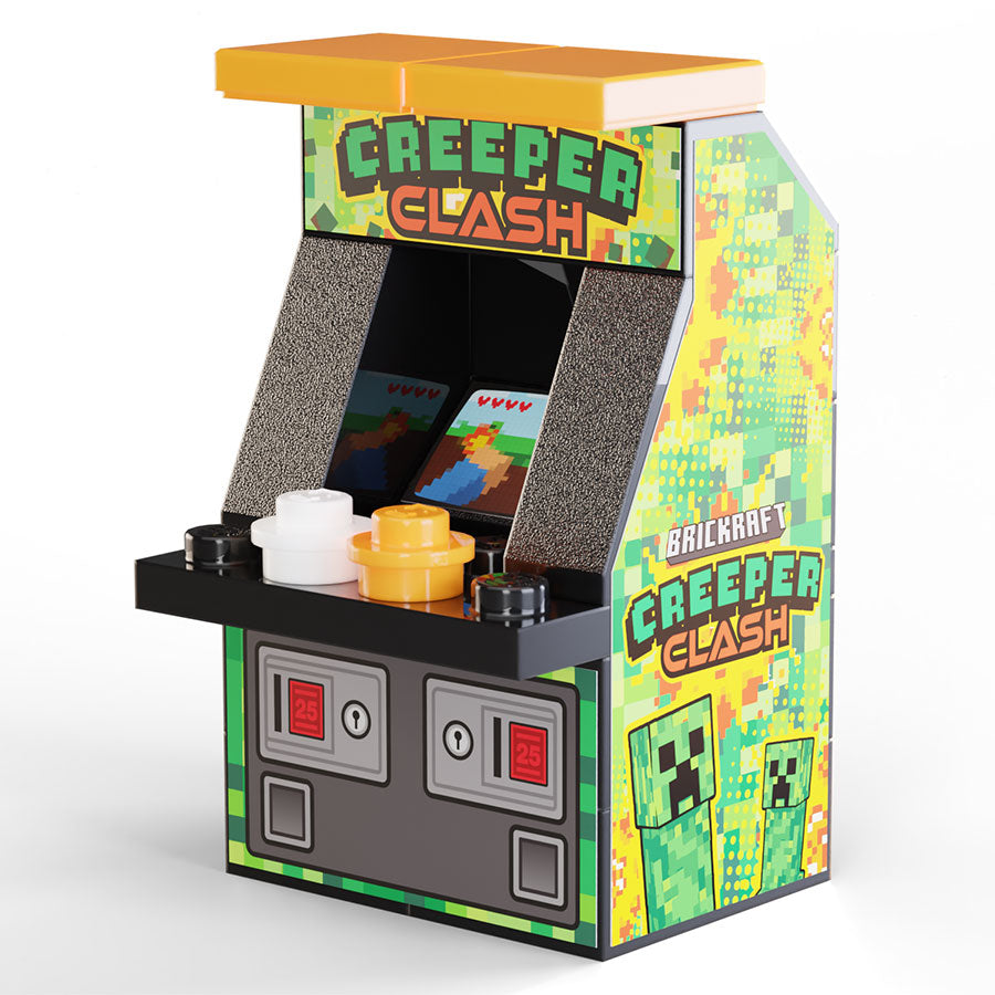 Brickcraft: Creeper Clash Classic Arcade Machine for Lego