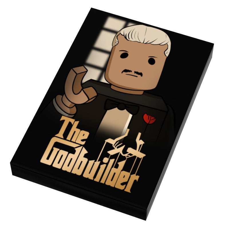 Godbuilder Movie Cover (2x3 Tile) made using LEGO part