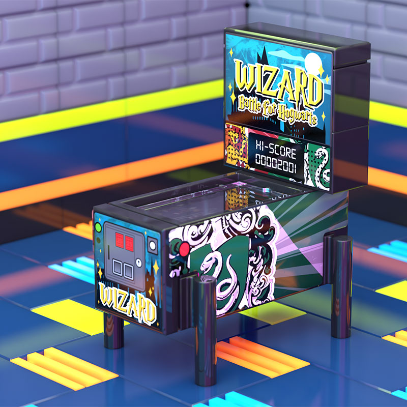 Harry Potter Pinball Arcade Machine Building Set made using LEGO parts 2