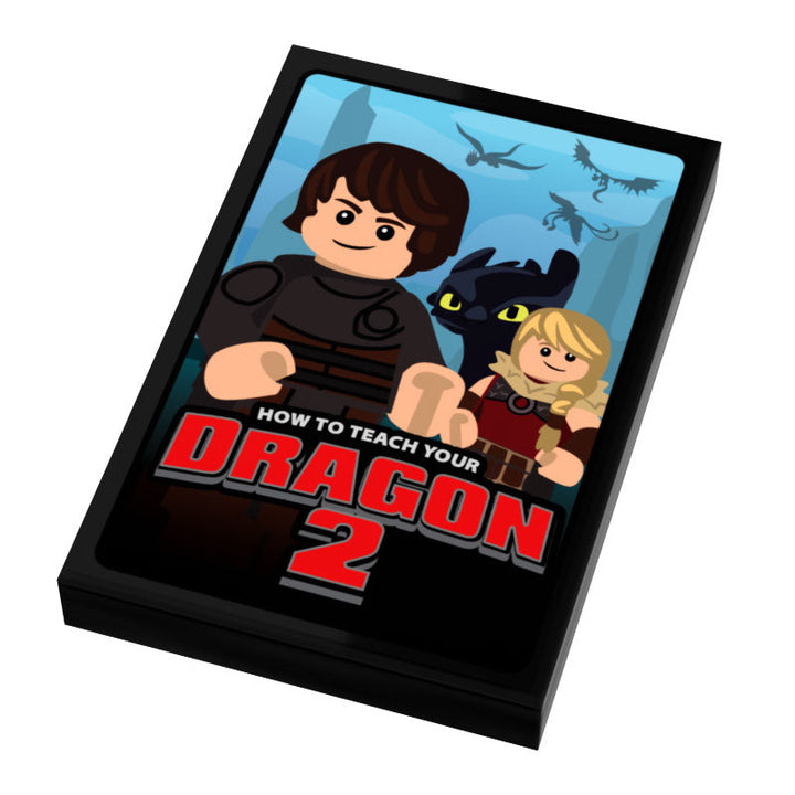 How To Teach A Dragon II Movie Cover (2x3 Tile) for Lego  - B3 Customs