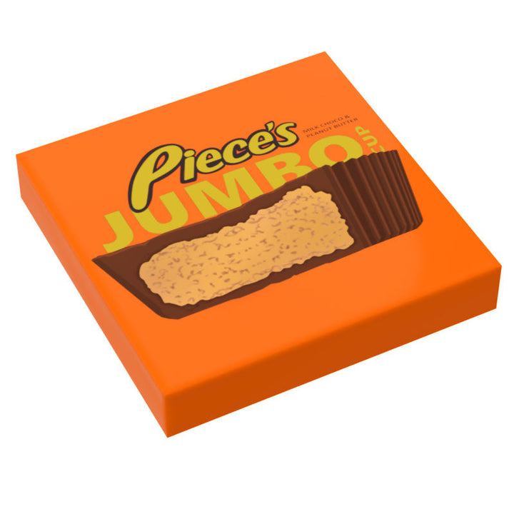 Jumbo Pieces Cup Custom Printed 2x2 Tile for Lego - B3 Customs