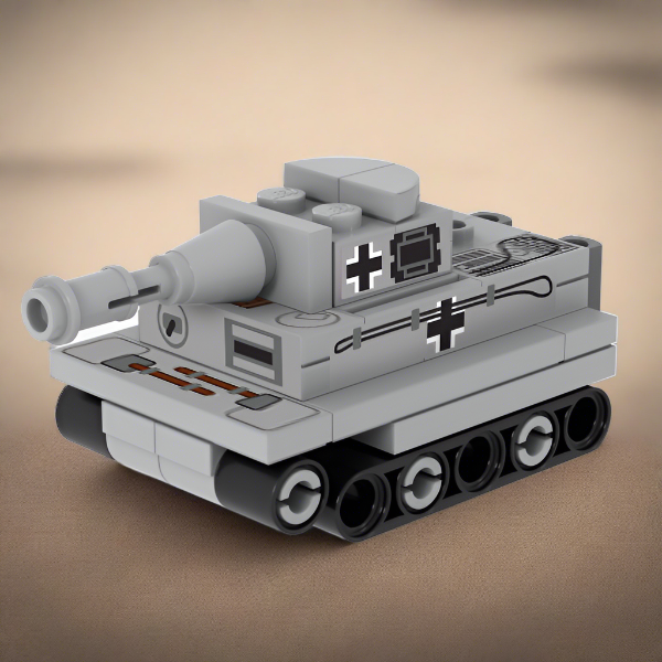Custom Mini Panzer Tank made using LEGO parts - B3 Customs 2