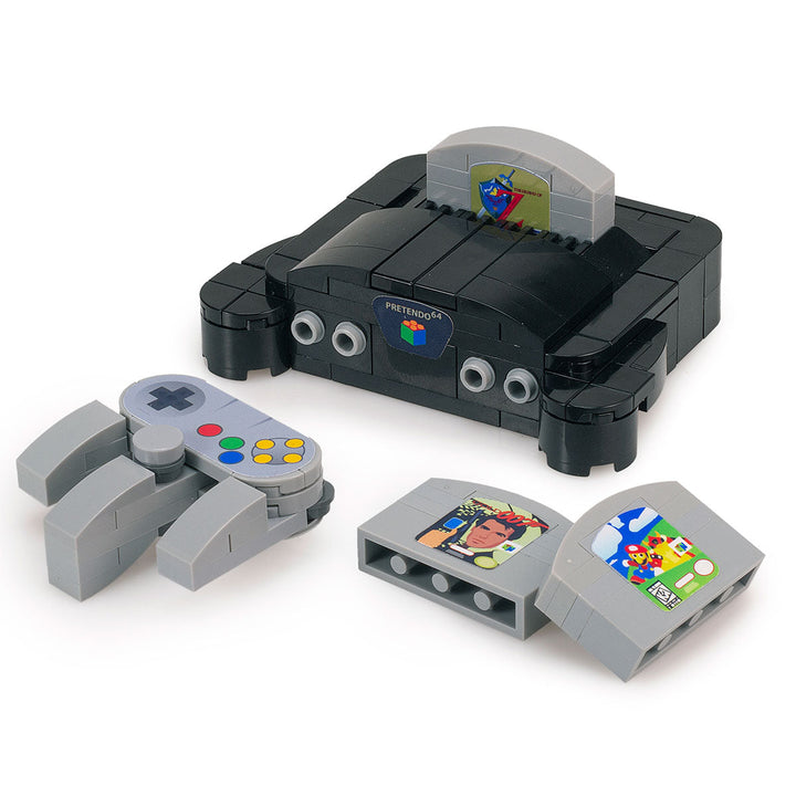 Pretendo 64 - Custom Classic Video Game Console Set made using LEGO parts 2