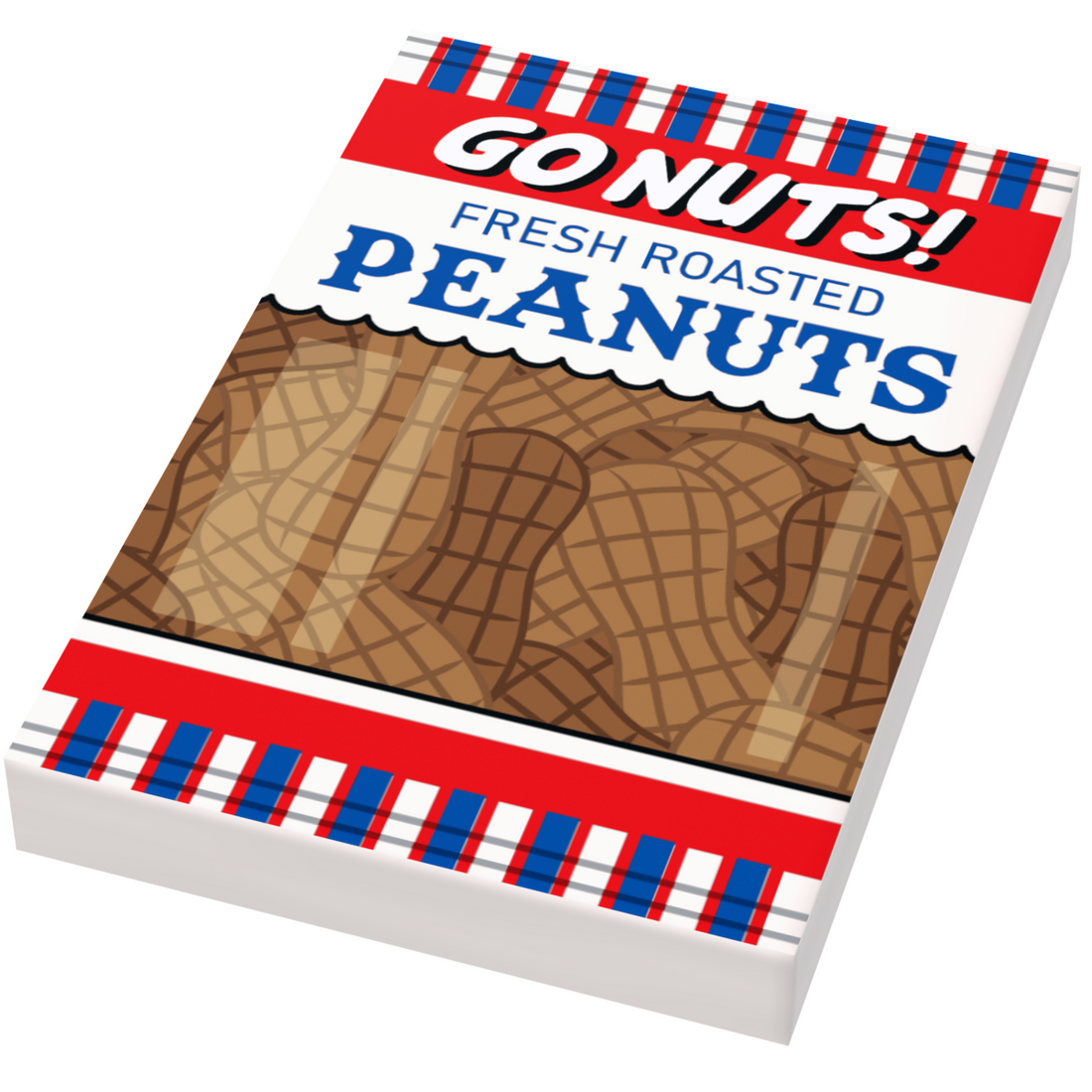 Bag of Peanuts custom LEGO printed tile
