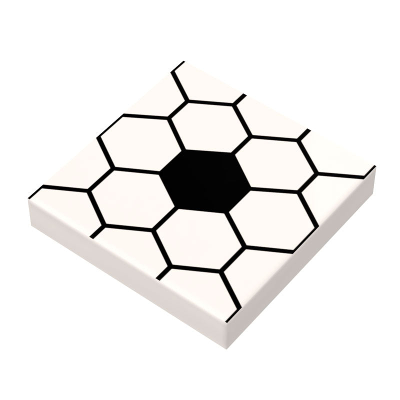 Classic Penny Tile Flooring (2x2 Tile) made using LEGO part