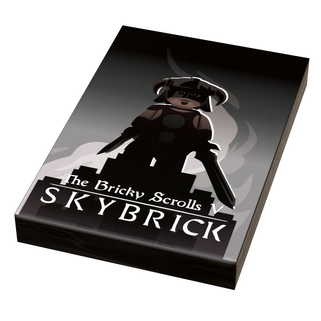 Skybrick: The Bricky Scrolls Video Game Cover (2x3 Tile) for Lego - B3 Customs