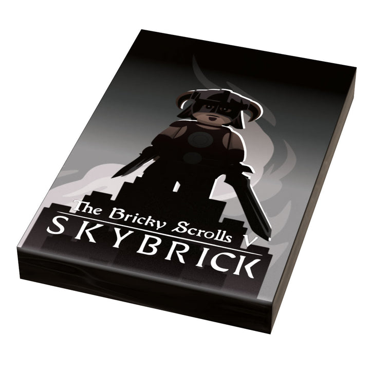 Skybrick: The Bricky Scrolls Video Game Cover (2x3 Tile) for Lego - B3 Customs
