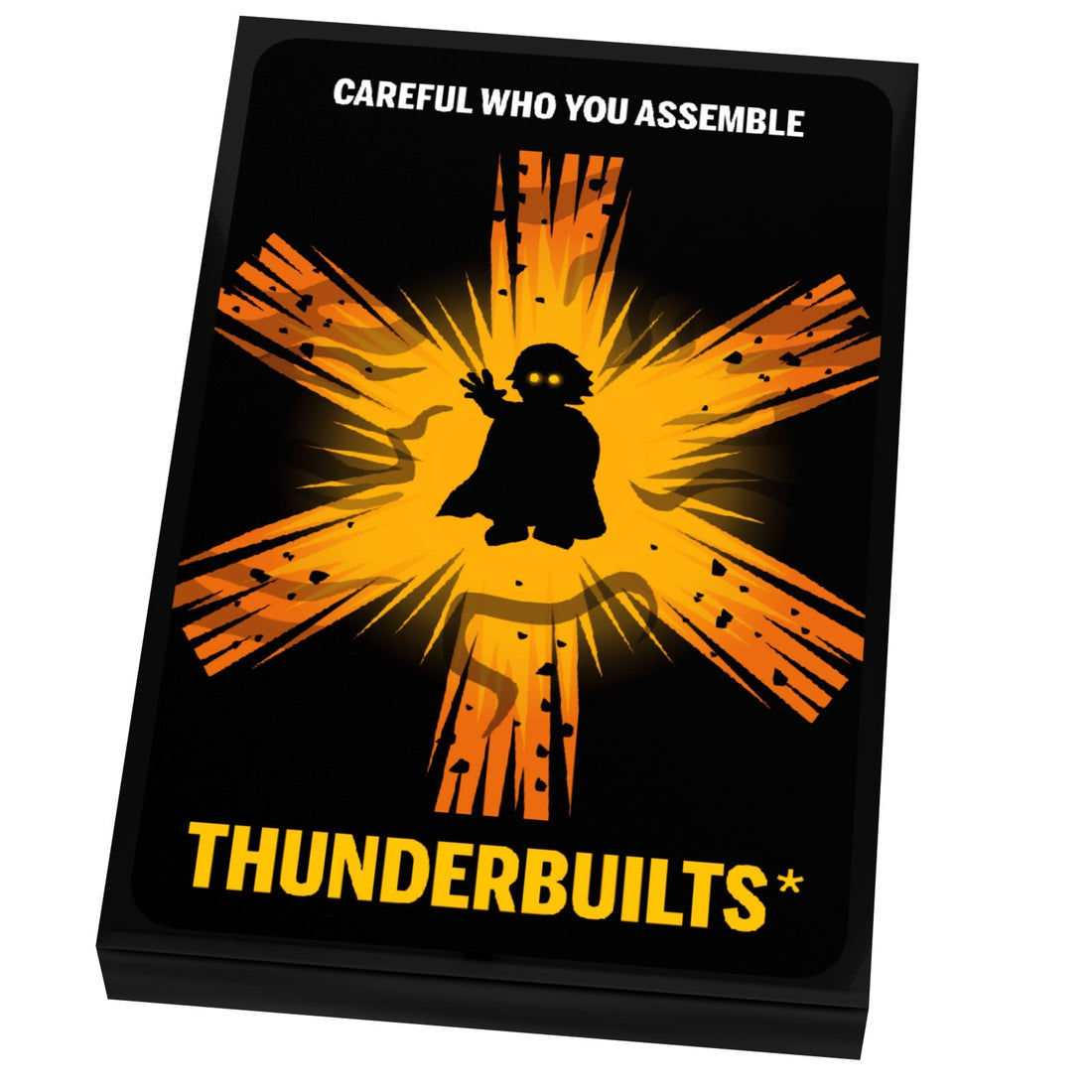 Thunderbuilts* Movie Cover (2x3 Tile) made using LEGO part - B3 Customs 
