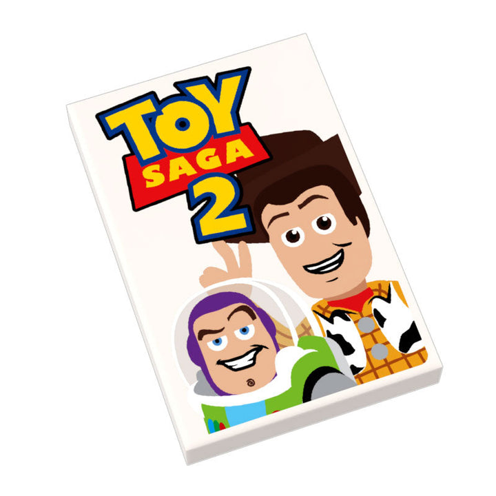 Toy Saga 2 Movie Cover (2x3 Tile) made using LEGO part - B3 Customs