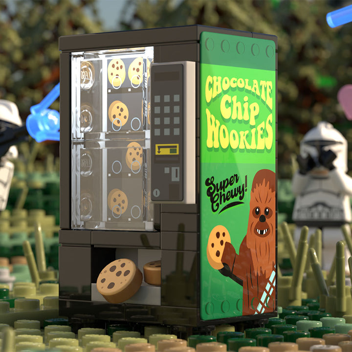 Chocolate Chip Wookie Cookies Vending Machine Building Set made using LEGO parts - B3 Customs 2