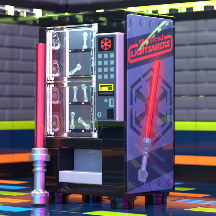 Sith Sabers Vending Machine Building Set made using LEGO parts - B3 Customs 2