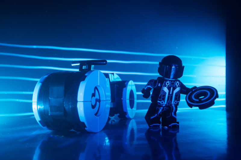 BLOK Lightcycle w/ Minifig for Lego 2