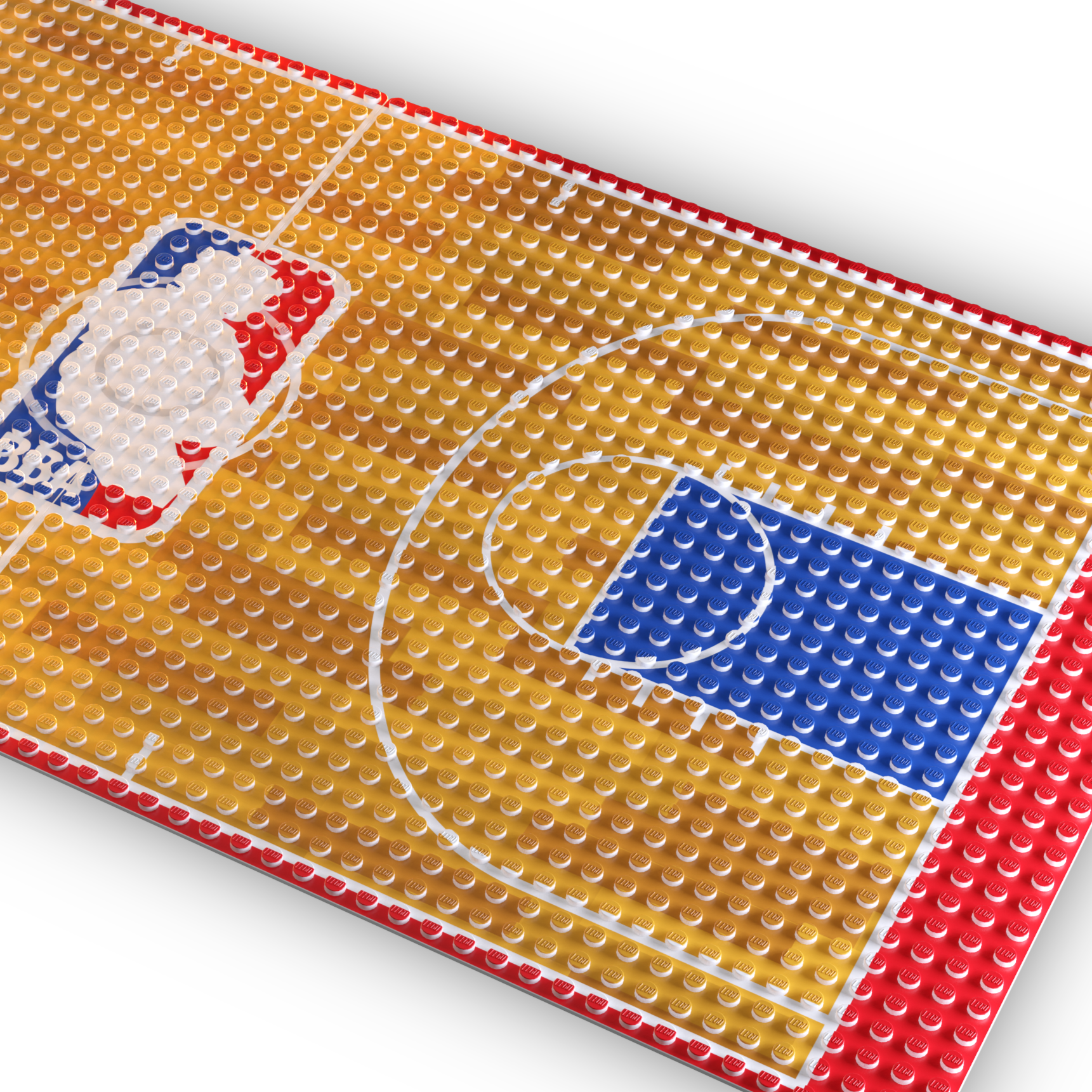 Basketball Court Baseplates made with LEGO parts 2