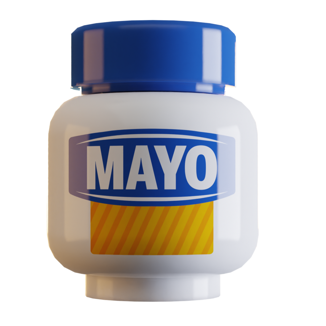 Mayonnaise Jar for Lego