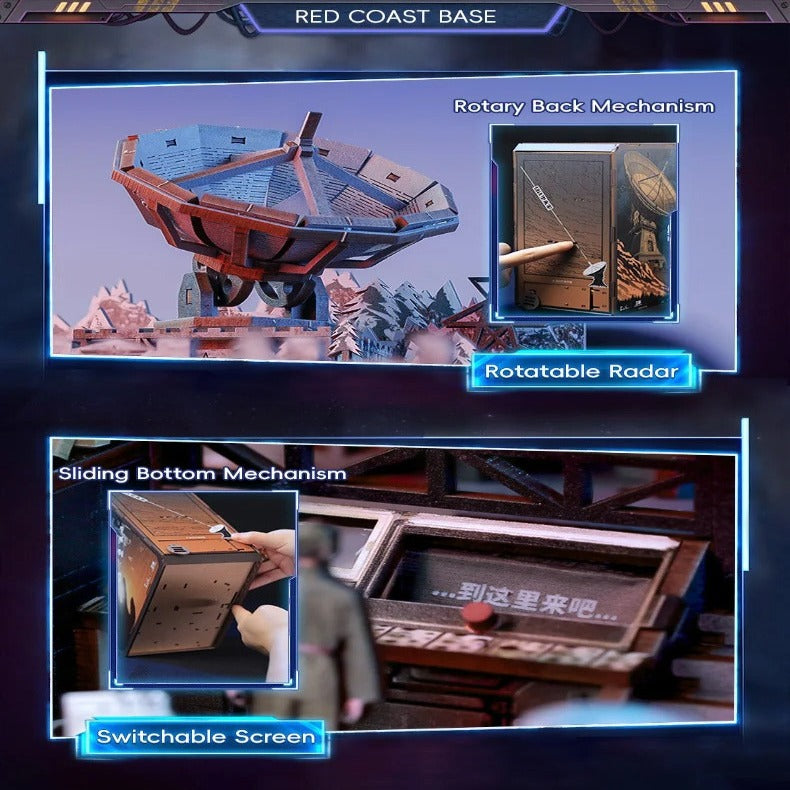 Book Nook Wizardi Miniature - Catching the Droplet Roombox Kit-4