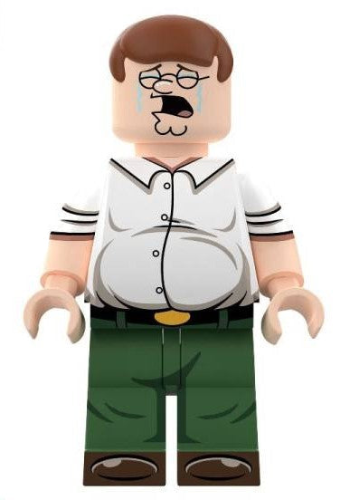 Comedic Dad Custom Minifig (Crying) for Lego