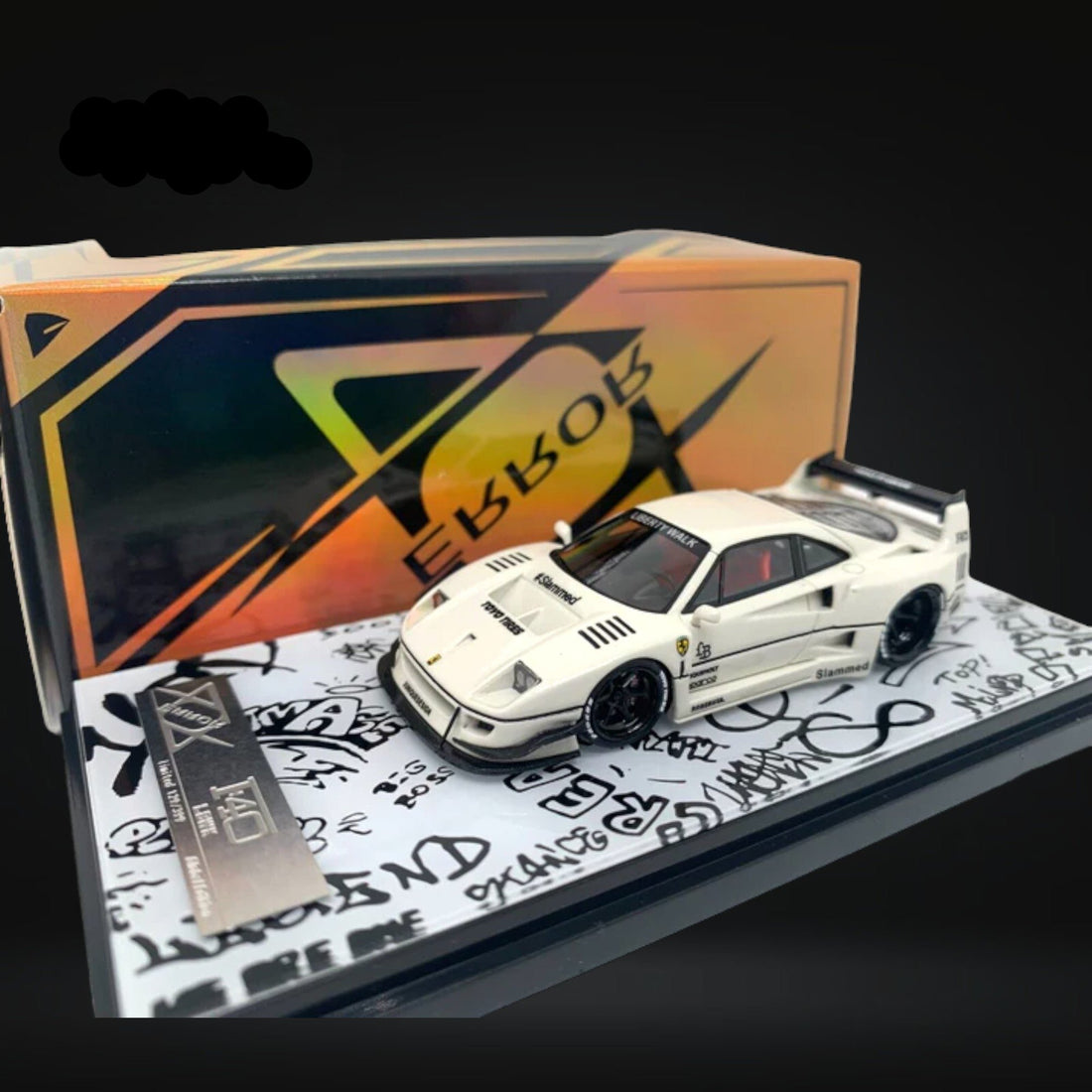 Ferrari F40 LBWK White 1:64 Resin by Error404