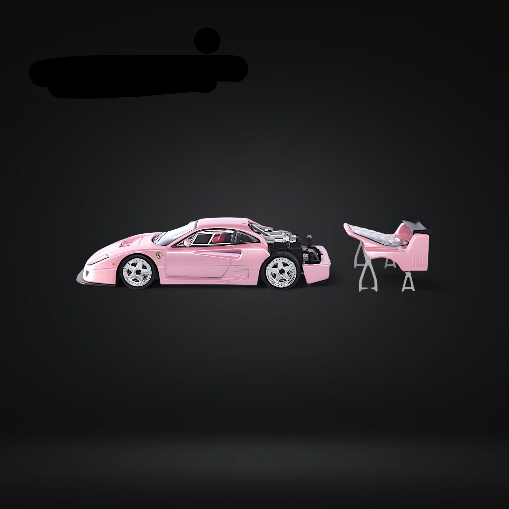Ferrari F40 LM Pink Luxury Box 1:64 by Stance Hunters 4