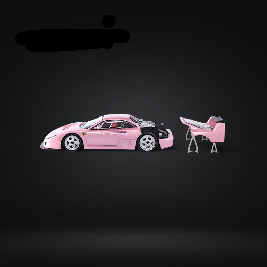 Ferrari F40 LM Pink Luxury Box 1:64 by Stance Hunters 4