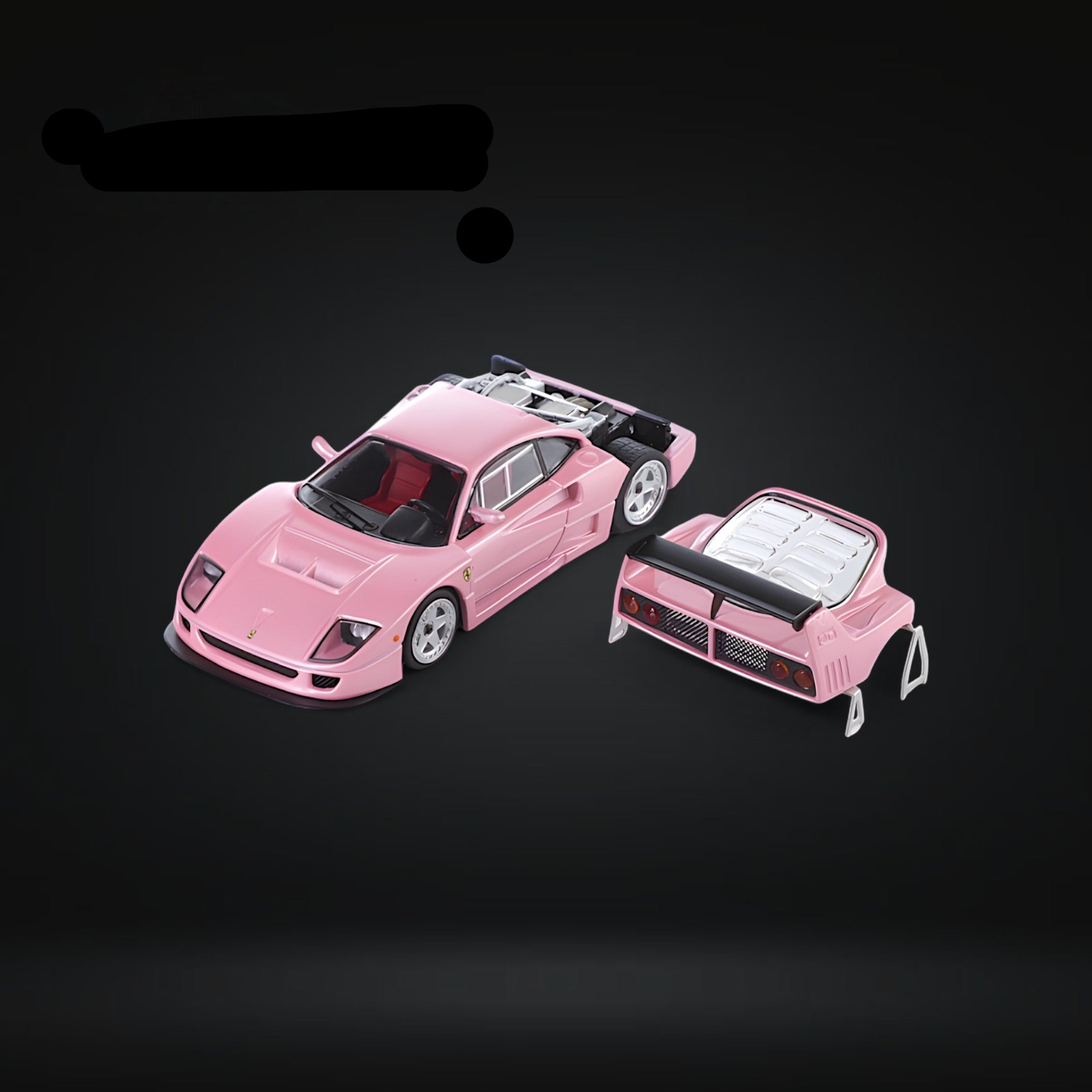Ferrari F40 LM Pink Luxury Box 1:64 by Stance Hunters 2
