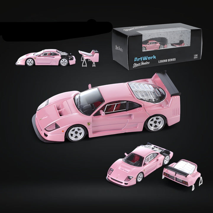 Ferrari F40 LM Pink Luxury Box 1:64 by Stance Hunters