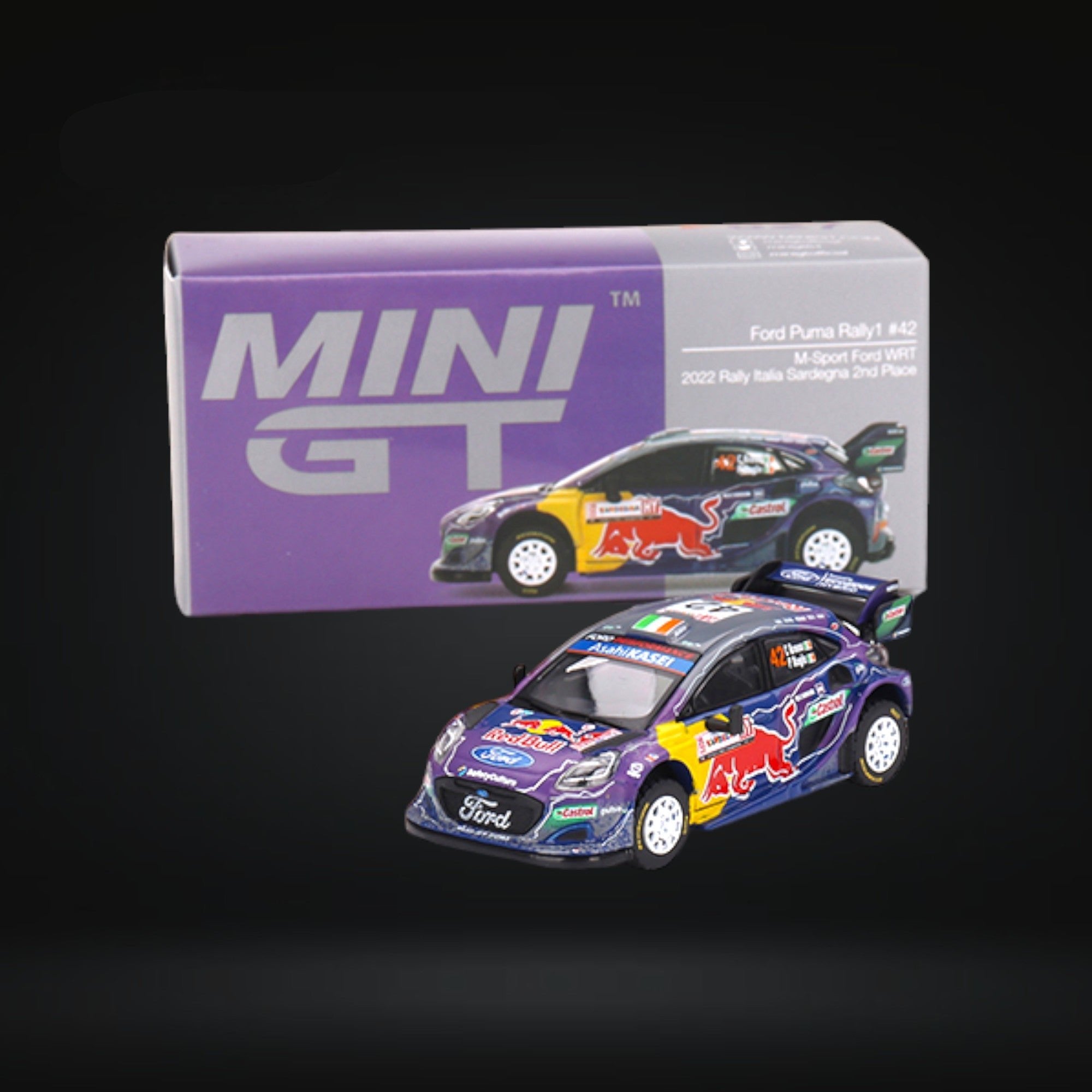 Ford Puma Rally1 #42 M-Sport Ford WRT 2022 #627 1:64 by Mini-GT MGT00627