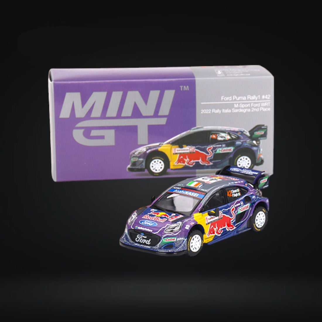 Ford Puma Rally1 #42 M-Sport Ford WRT 2022 #627 1:64 by Mini-GT MGT00627