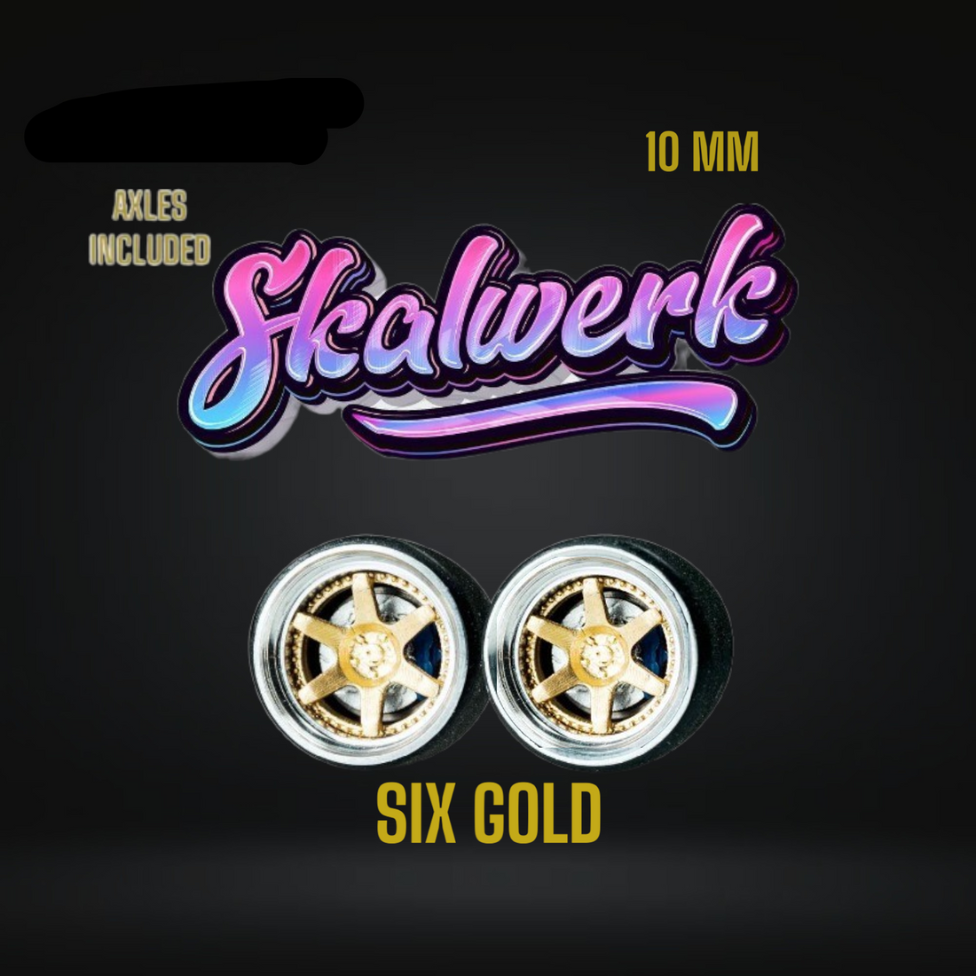 SKALWERK Wheels 1:64 10mm High Quality Wheels With Bearing System GROUP 2f