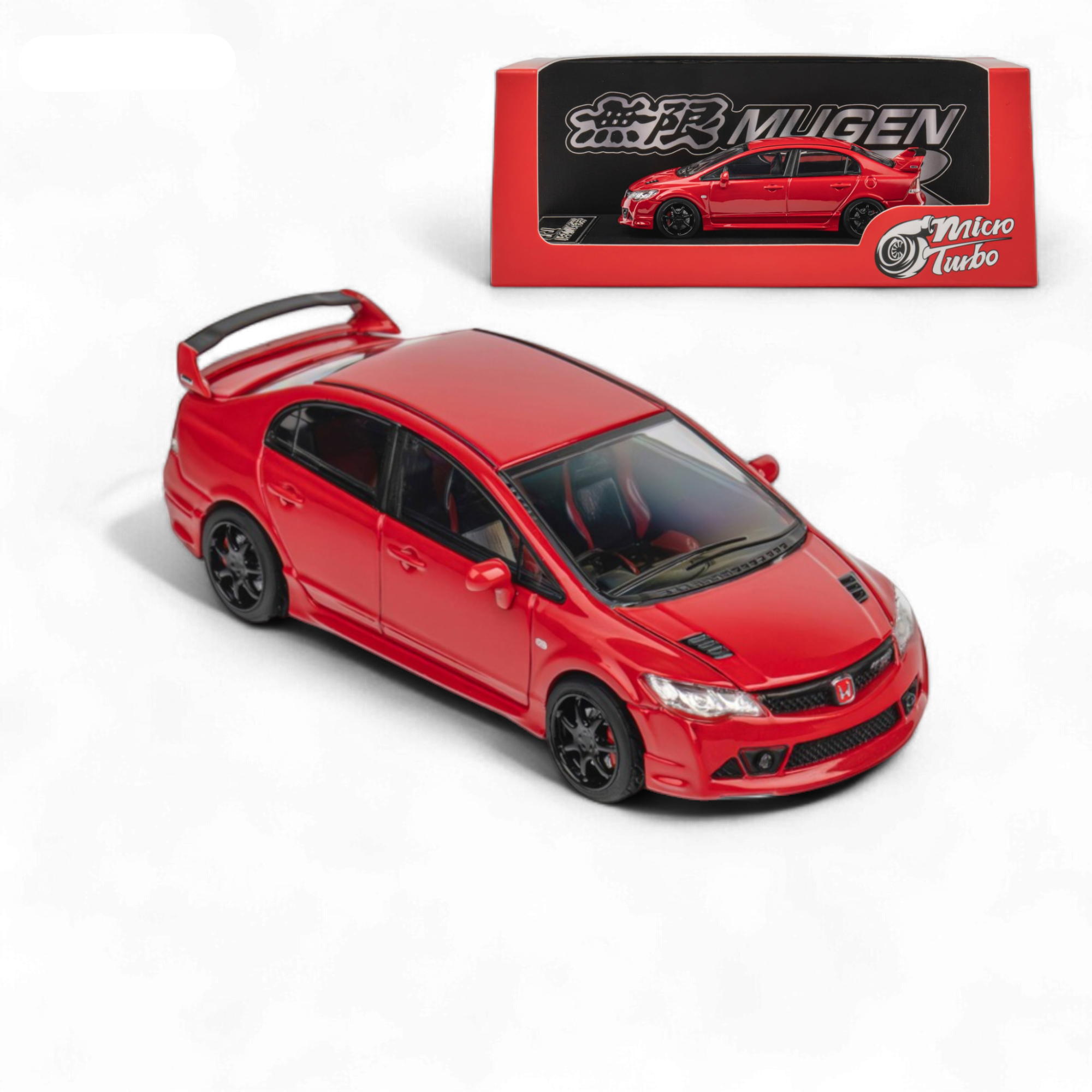 Honda Civic Type R FD2 MUGEN RR Custom - Red 1/64 by Microturbo