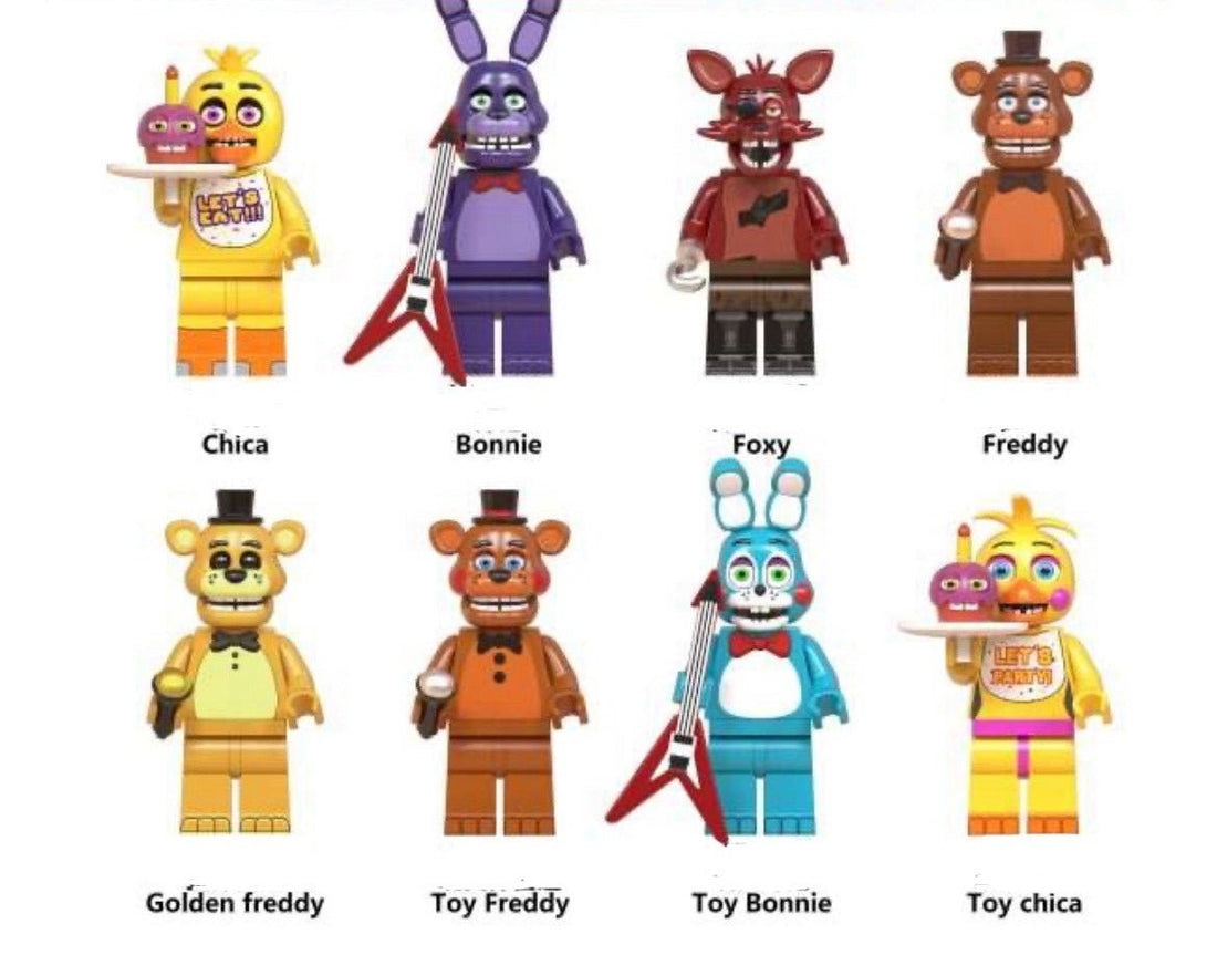 Haunted Animatronic Custom Minifigure Set (8-Pack) for Lego