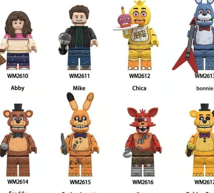 Haunted Animatronic Custom Minifigure Set (8-Pack) for Lego
