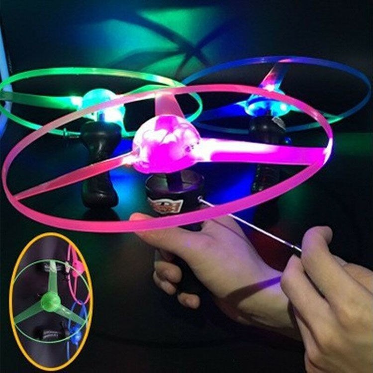 LED Flying Toy Pull String – LED Flying Disc 7