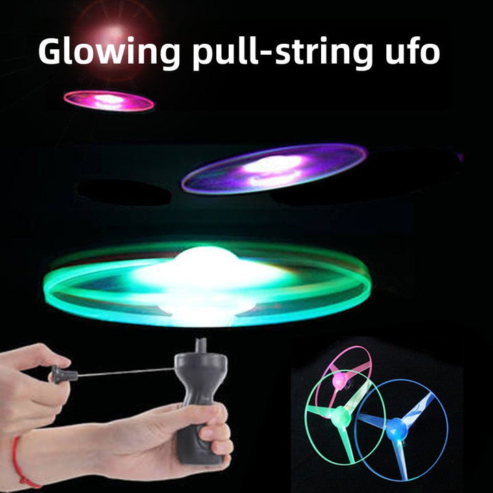 LED Flying Toy Pull String – LED Flying Disc