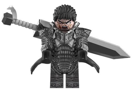 Berserk Guts with Horse Custom Minifig for Lego