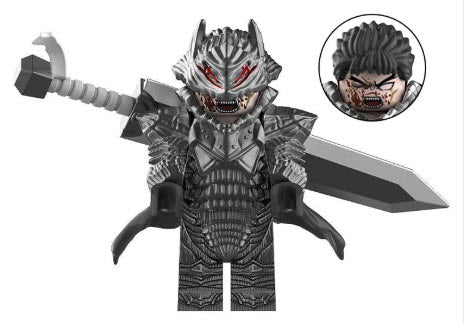 Berserk Guts with Horse Custom Minifig for Lego