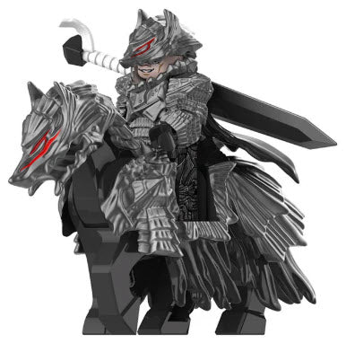 Berserk Guts with Horse Custom Minifig for Lego