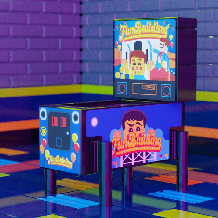 Fun Building Pinball Arcade made using LEGO parts 2