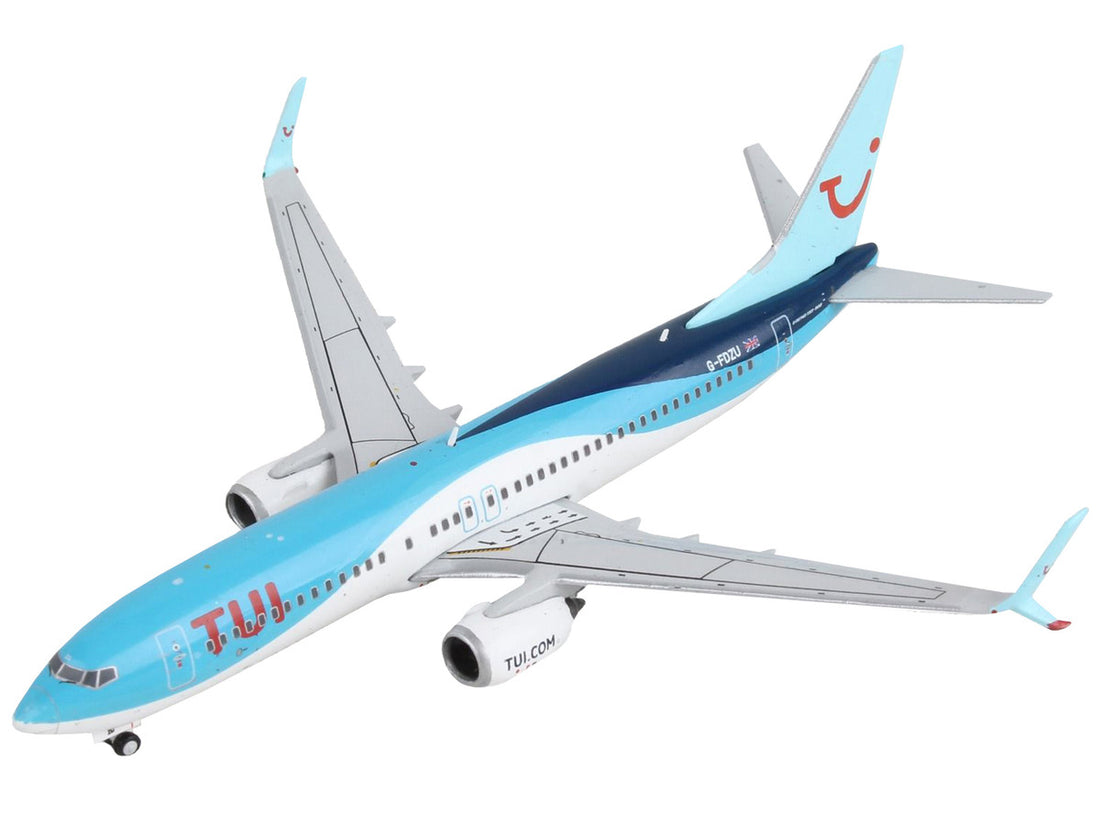 Boeing 737-800 Commercial Aircraft "TUI Airways" Blue and White 1/400 Diecast Model Airplane by GeminiJets-2