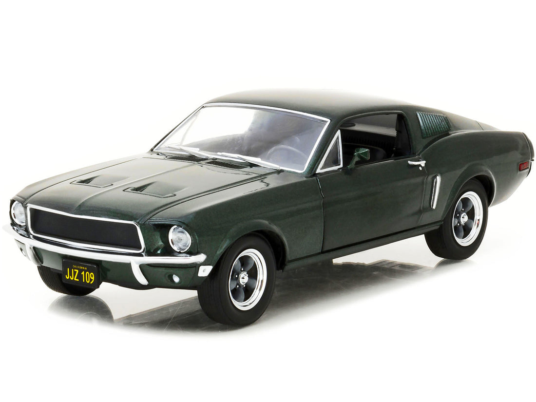 1968 Ford Mustang GT Fastback Highland Green Metallic 1/24 Diecast Model Car by Greenlight-1
