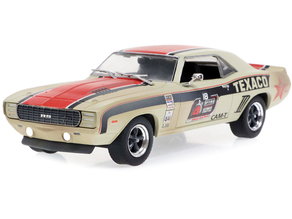1969 Chevrolet Camaro RS #18 "Texaco" "OPTIMA Ultimate Street Car National Champion: GTV Class" (2021) (Raced Version) 1/43 Diecast Model Car by Greenlight-2