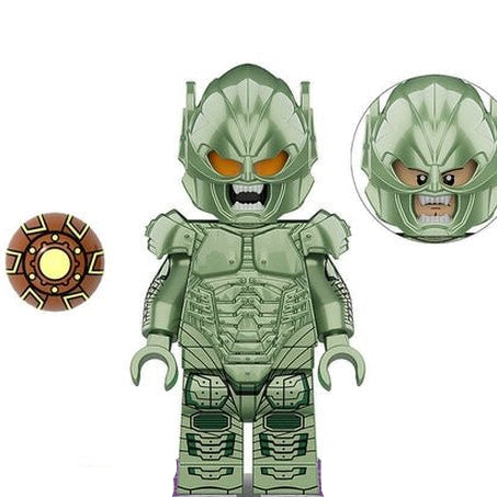 Green Glider Villain Custom Minifig for Lego